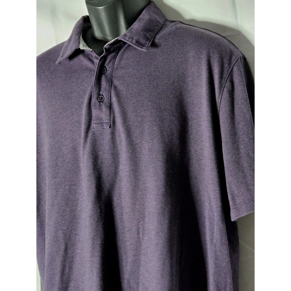Fairlane Brand Polo Mens Size XL Purple Short Sleeve Performance Shirt‎